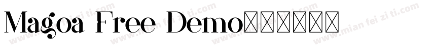Magoa Free Demo字体转换
